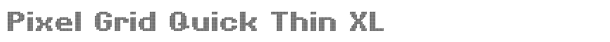 Pixel Grid Quick Thin XL image